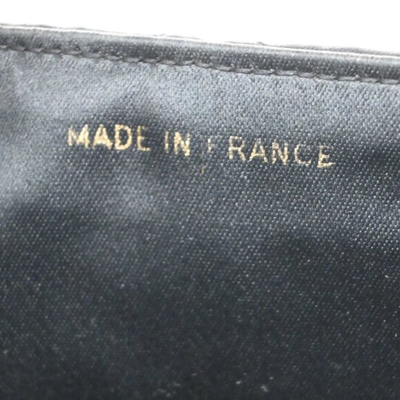 CHANEL CC Mini Matelasse Chain Shoulder Bag Satin Black GHW Vintage 648RL403 - Picture 13 of 16